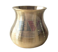 Brass Matki Glass