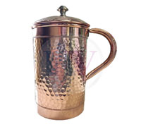 Copper Hammered Jug