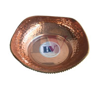 Copper Hammered Basket