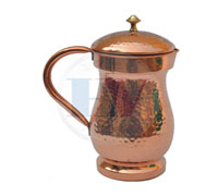 Copper Jug with Lid