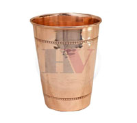 Copper Pepsi Glass